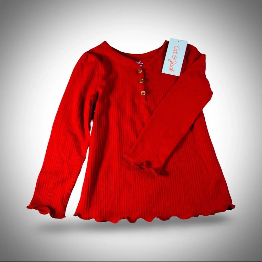 Cat & Jack Target Girl’s Knit Tops 3T - Picture 2 of 3